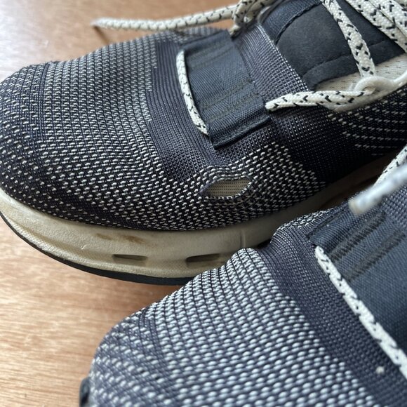 On Cloudnova Black White Running Shoe Sneakers Women - Sz 6 Read* - Picture 14 of 16